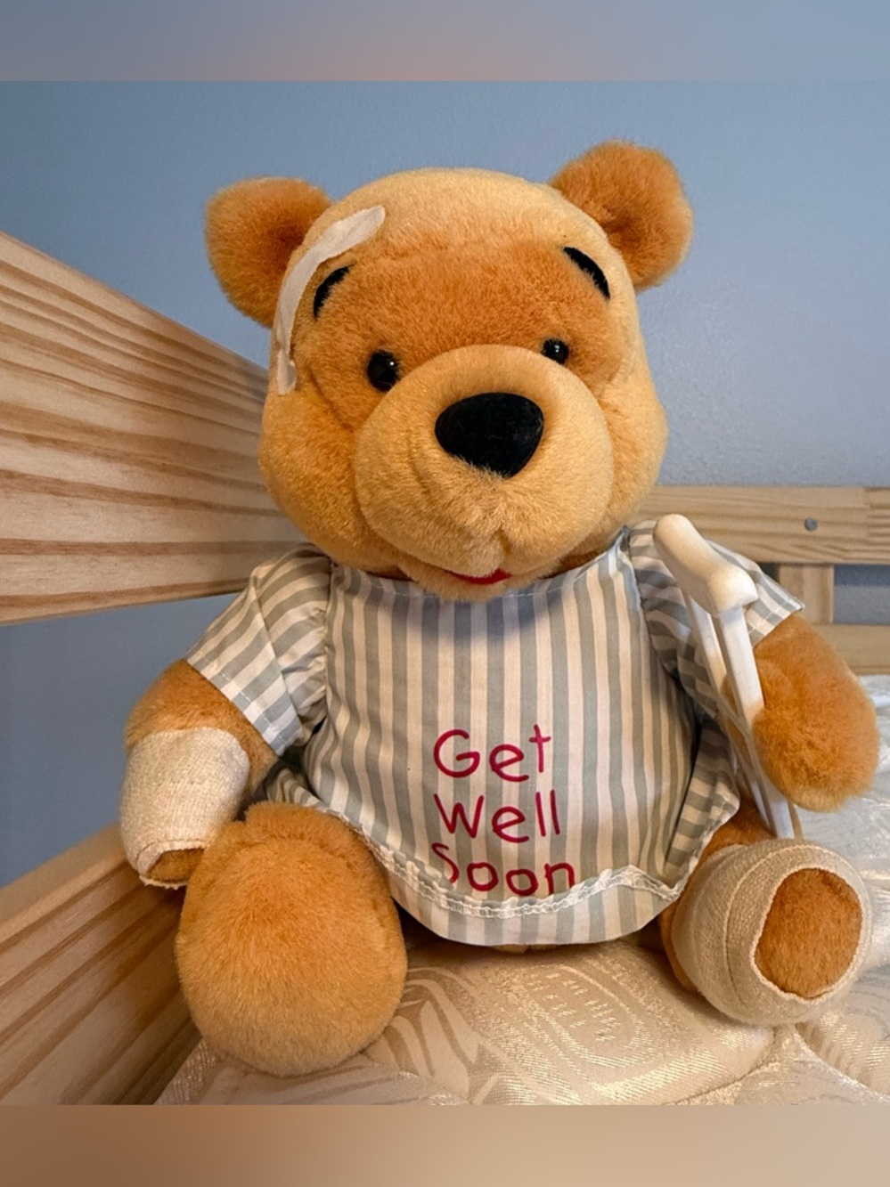 Winnie the Pooh Get Well Soon 11” Plush Bear